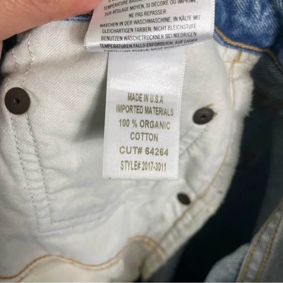 Citizens of Humanity Gaucho Vintage Wide Leg in Sodapop Light Blue Women Sz 31 - Picture 13 of 13